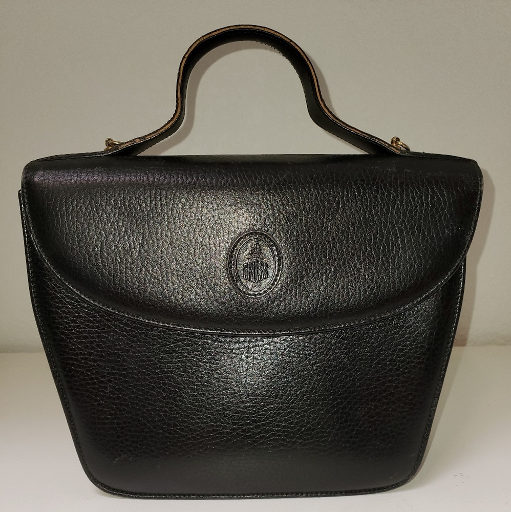 Mark Cross vintage leather handbag